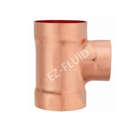Ez-Fluid 2 x 1 1/2 x 1 1/2 CxCXC TEE TY DWV COPPER WROT EZDT50